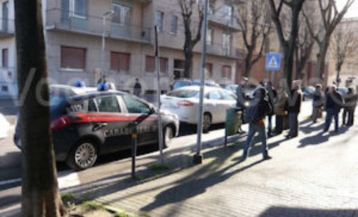 VOGHERA 25/02/2015: Incidente in via Matteotti. Coinvolto un ciclista di 79 anni