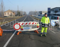 BRESSANA 12/02/2015: Sistemata la pompa nel sottopasso. La Sp1 Bressana-Salice torna percorribile