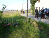 BORGO PRIOLO 15/04/2015: Esce di strada con la bici e si schianta contro un palo. Gravissimo 20enne