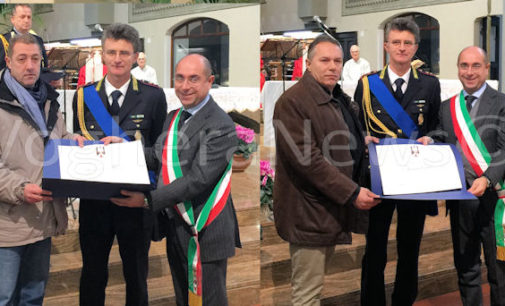 VOGHERA 21/01/2016: Festa dei Vigli. Premiati 2 cittadini che hanno contribuito in prima persona a rendere più sicura la città