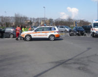 VOGHERA 21/03/2016: Scontro alla rotatoria del Palazzetto. Ferite 4 persone