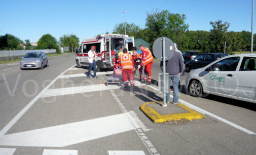 VOGHERA 24/05/2016: Studentessa del Maragliano investita mentre attraversa la strada. A Ruino intanto elisoccorso in azione per una persona caduta