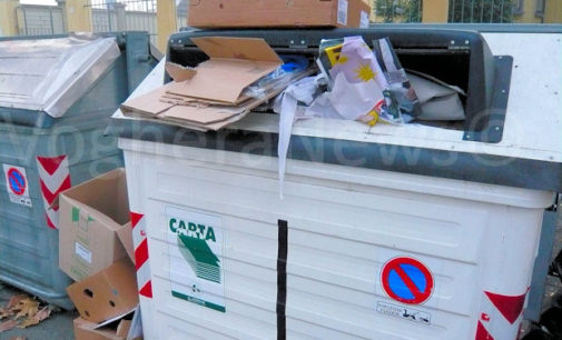 VOGHERA 18/07/2016: Basta cassonetti in centro. Il Comune decide di fare il 100% della raccolta differenziata. Raccolta della carta ‘porta a porta’ in tutta la città