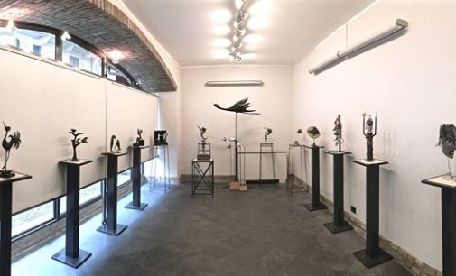 VOGHERA 05/09/016: Spazio53. Inaugurata sabato la mostra di sculture: “IL FABBRO“. A ruba le opere di Tullio Raffinetti