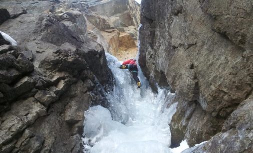 COGNE 20/11/2016: Alpinista vogherese s’infortuna mentre scala una cascata di ghiaccio e passa la notte a 2000 metri