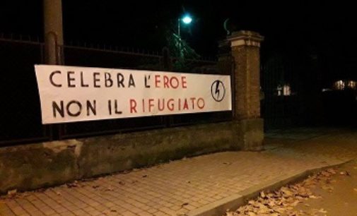 VOGHERA 04/11/2016: Nuovo striscione di Blocco Studentesco