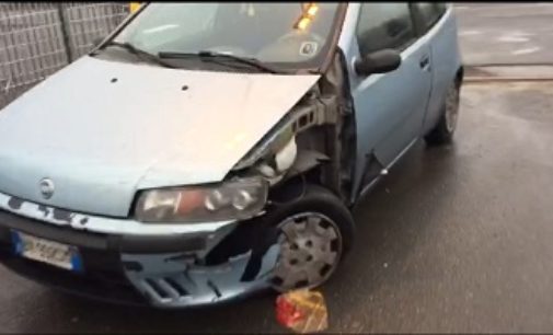 VOGHERA 20/12/2016: Incidenti lungo via Piacenza. Ferite quattro persone