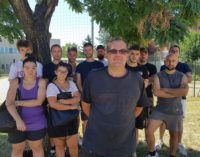 VOGHERA 17/07/2017: San Vittore alza testa e si rimbocca le maniche contro il degrado. Domenica il Comitato “Volontà” ha riqualificato il campo da calcio rionale