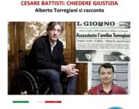 VOGHERA 08/11/2017: Alberto Torregiani vittima del terrorista Battisti chiede giustizia. Lunedì 13/11 alla sala Zonca