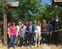 VOGHERA 19/05/2018: Lavori sullo Staffora. Foto di gruppo con autorità e detenuti