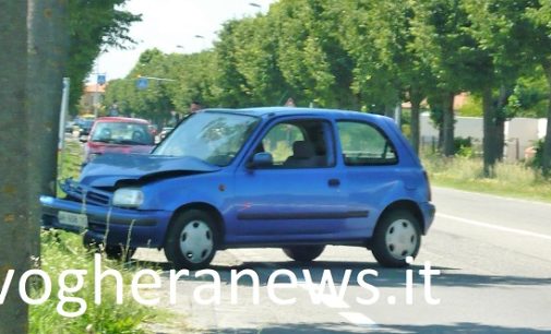 VOGHERA 15/06/2018: Auto finisce contro l’albero (AGGIORNAMENTO). Il 75enne uscito di strada per colpa di un infarto