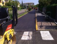 VOGHERA 07/06/2018: Completati i lavori alla pista ciclabile di via Bandirola. Collega via Cignoli alla scuola media Orione di via Aldo Moro