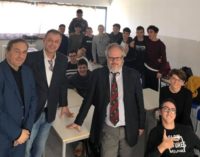 VOGHERA 12/03/2019: Una lezione di sport radio-televisivo al liceo Maragliano