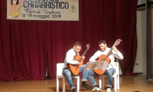 VOGHERA 29/05/2019: 15° Concorso Chitarristico. I vincitori. Bene il duo  locale Civini Di Caccamo