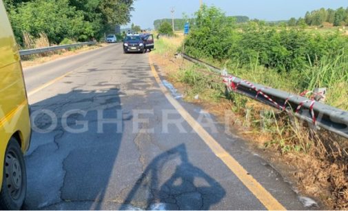 MEZZANA BIGLI 06/07/2019: Automobile trafitta dal guardrail. Morto 26enne dominicano di Balossa. Prima risiedeva a Voghera