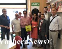 VOGHERA 26/07/2019: Defibrillatori nei Bar. Attivato al Capriccio il primo apparecchio. Ne seguiranno altri 4. Ecco dove sono gli altri in città