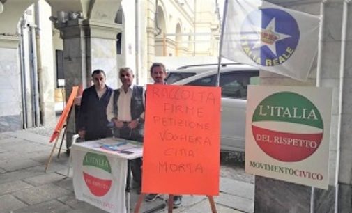 VOGHERA 04/10/2019: “Voghera città morta”. Prosegue domani in piazza Duomo la petizione di IdR e IR