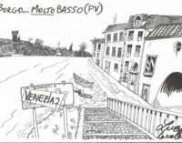 PAVIA 26/11/2019: Pavia allagata. La vignetta di Luca Cavallaro