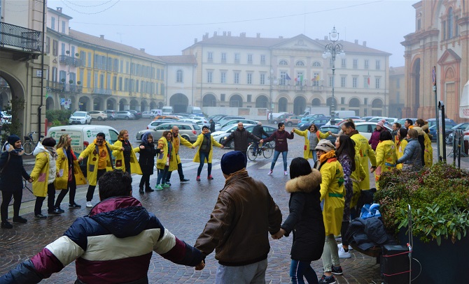 clown corsia 2020 flash mob 