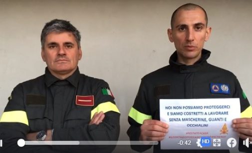ITALIA 15/03/2020: Vigili del fuoco. L’appello al tempo del Coronavirus. Fateci lavorare in sicurezza (IL VDEO)