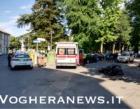 VOGHERA 30/05/2020: Ennesima mancata precedenza all’incrocio Marx Cernaia. Ferito un motociclista