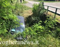 CODEVILLA 18/05/2020: Incidente sulla Sp1. Un’auto finisce nel fossato