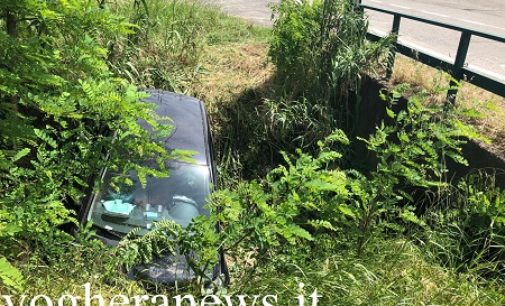 CODEVILLA 18/05/2020: Incidente sulla Sp1. Un’auto finisce nel fossato