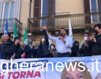 VOGHERA 28/09/2020: Elezioni. Salvini tira la volata a Paola Garlaschelli. Appello di tutto il Centrodestra a non disertare il voto al ballottaggio