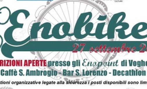 VOGHERA OLTREPO 17/09/2020: Torna l’“Enobike in vendemmia”. L’edizione 2020 si terrà il 27 settembre. C’è posto per 60