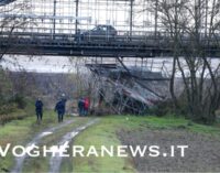 CASEI GEROLA 02/12/2020: Crolla il ponteggio. Tragedia sfiorata al cantiere sul ponte della Gerola. Un operaio è ricoverato al San Matteo