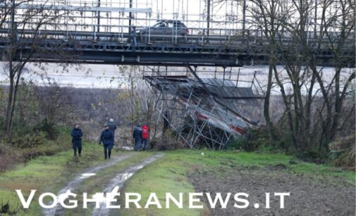 CASEI GEROLA 02/12/2020: Crolla il ponteggio. Tragedia sfiorata al cantiere sul ponte della Gerola. Un operaio è ricoverato al San Matteo