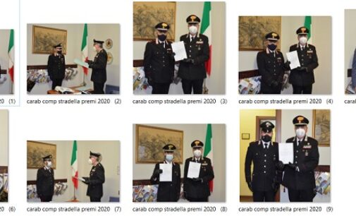 STRADELLA MONTU’ BECCARIA 22/12/2020: Salvarono una donna dal fuoco. Indagarono e arrestarono. Premi a 8 Carabinieri della Compagnia di Stradella