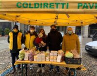 VOGHERA 25/01/2021: Spesa sospesa. Oltre un quintale e mezzo di cibo raccolto al mercato di Campagna Amica