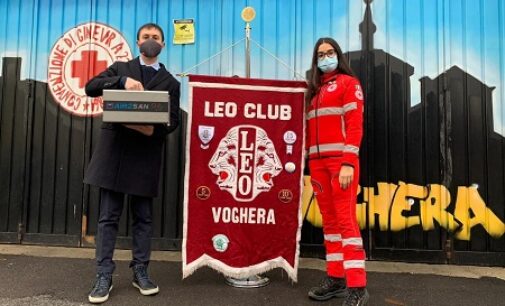 VOGHERA 05/01/2021: Alla Cri in dono dal Leo Club l’apparecchio per sanificare mezzi e ambienti