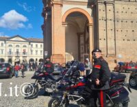 VOGHERA 14/03/2021: Sono tornati i carabinieri motociclisti. Oggi la prima uscita in città dopo anni di assenza