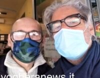 VOGHERA 09/03/2021: Le telecamere di Del Debbio in città per parlare della crisi economica e del nuovo Centro Vaccinale