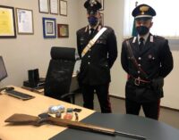 SANNAZZARO 23/05/2021: 18enne arrestato per detenzione di carabina clandestina e di stupefacente. Condannato e poi liberato