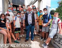 VOGHERA 23/06/2021: Museo Ferroviario. Riprendono finalmente le visite guidate. Accolti ieri i bambini della colonia estiva della Comunità Pastorale cittadina