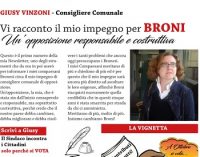 BRONI 10/07/2021: Una newsletter sui Social per illustrare il lavoro come Consigliera. L’idea di Giusy Vinzoni