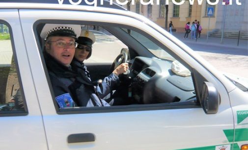 VOGHERA 28/07/2021: In pensione l’agente della polizia locale Antonino Giattino
