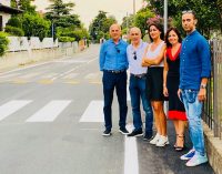 VOGHERA 02/08/2021: Realizzato in Strada Valle il nuovo dosso antivelocità. Lucchini: “Promessa mantenuta”. L’assessore Gabba: “Altri dossi nelle zone a rischio”