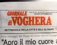 VOGHERA 16/09/2021: Calo di copie e di pubblicità. Appello del “Giornale di Voghera” ai lettori per avere un sostegno