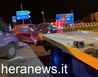 VOGHERA 10/11/2021: Scontro all’uscita dell’autostrada a Medassino. Danneggiati due mezzi