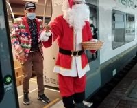 VOGHERA 06/12/2021: In città ha fatto scalo il treno di Natale