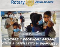 CASTELLETTO OLTREPO 04/01/2022: Il Rotary club Valle Staffora in aiuto dei profughi afghani ospitati a Castelletto. Ecco come partecipare alla raccolta dei beni necessari