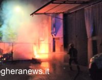 VOGHERA 16/07/2022: Fiamme nella notte in un capannone dell’area industriale. I vigili del fuoco evitano il peggio