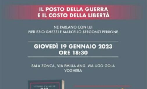 VOGHERA 16/01/2023: Giovedì Vittorio Emanuele Parsi presenta il suo libro in Sala Zonca