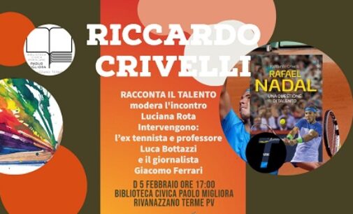 RIVANAZZANO 02/02/2023: Domenica alla Biblioteca per Oltrebook l’incontro con Riccardo Crivelli