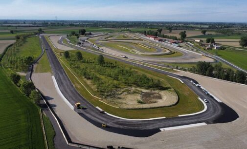 CERVESINA 09/05/2023: Il Circuito automobilistico raddoppia. Lavori in pieno svolgimento al Nuvolari 