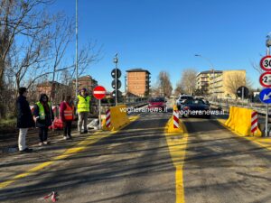 Voghera ponte di via Piacenza apertura